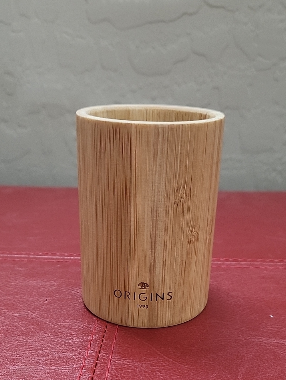 Origins Bamboo Brush Holder in Natural Bamboo
